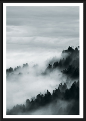 Misty Forest Poster - dopoinkk
